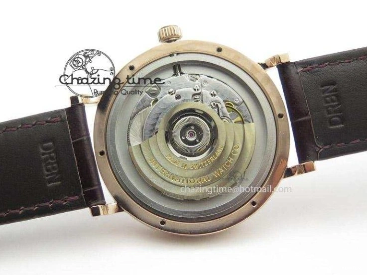 MIROTIME 1223 Modern Portofino SCHAFFHAUSEN RG MKF 1:1 V2 Best Edition White Dial On Brown Leather Strap A 7344